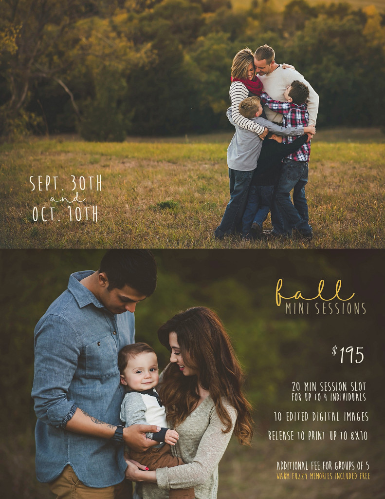 Sweet Pickle Pictures Fall Minis Family Photography Manhattan Kansas